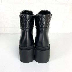 GUCCİ GG ANKLE BOOT HAKİKİ DERİ BAYAN BOT SİYAH