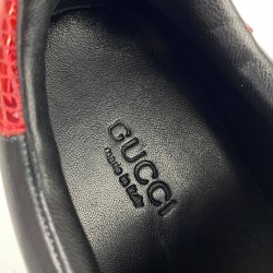GUCCİ ACE EMBROİDED SNEAKER %100 HAKİKİ DERİ ERKEK AYAKKABI