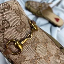 GUCCİ JUMBO GG PRİNCETOWN SLİPPERS HAKİKİ DERİ BAYAN TERLİK