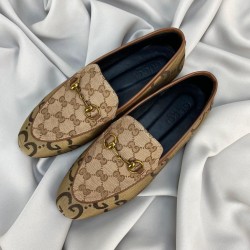 GUCCİ MAXİ GG JORDAAN LOAFERS HAKİKİ DERİ BAYAN AYAKKABI