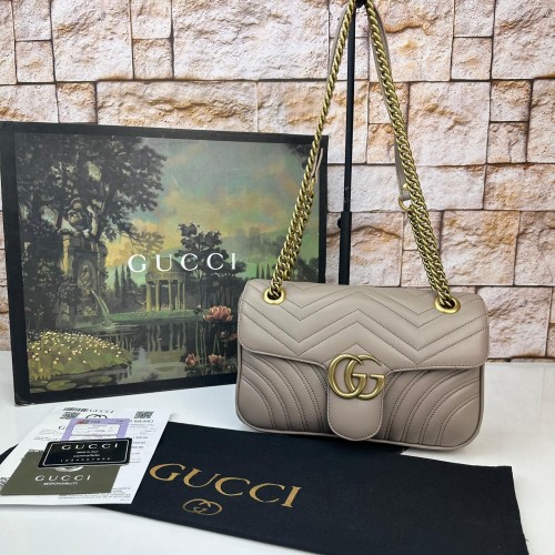 GUCCİ MARMONT HAKİKİ DERİ VİZON