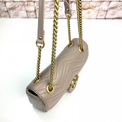 GUCCİ MARMONT HAKİKİ DERİ VİZON