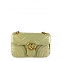 GUCCİ MARMONT HAKİKİ DERİ SOLUK DENİZ YEŞİLİ