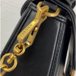 GUCCİ GG MARMONT MATELASSE TOP HANDLE BAG MİNİ SİYAH