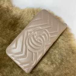 GUCCİ MARMONT ZİPPY WALLET HAKİKİ DERİ CÜZDAN VİZON