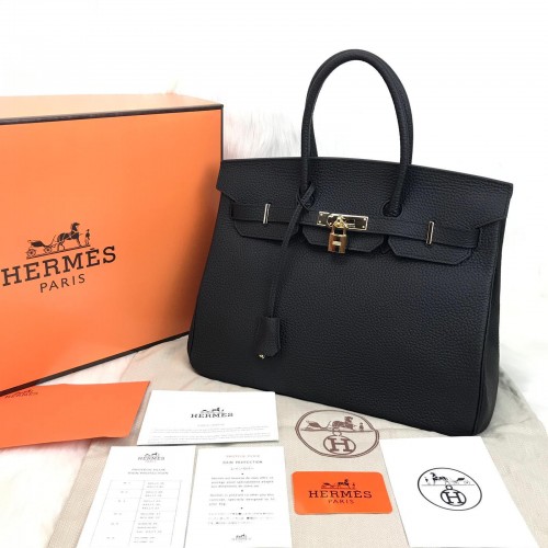 HERMES BİRKİN 35 HAKİKİ DERİ SİYAH