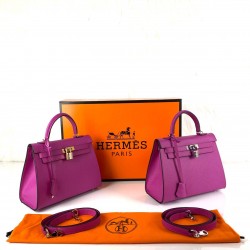 HERMES MİNİ KELLY 22 EPSON DERİ FUŞYA