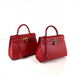 HERMES MİNİ KELLY 22 EPSON DERİ KIRMIZI