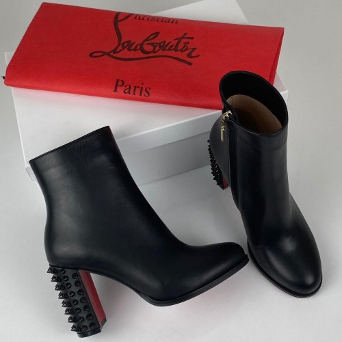 CHRİSTİAN LOUBOUTİN SPİKED HEEL BOOTS SİYAH