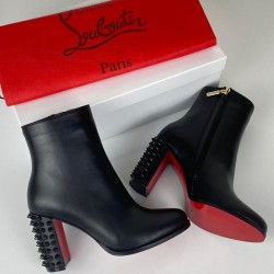 CHRİSTİAN LOUBOUTİN SPİKED HEEL BOOTS SİYAH