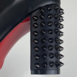 CHRİSTİAN LOUBOUTİN SPİKED HEEL BOOTS SİYAH