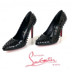 CHRİSTİAN LOUBOUTİN PİGALLE SPİKED PUMPS HAKİKİ DERİ STİLETTO AYAKKABI SİYAH