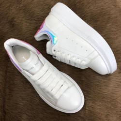ALEXANDER MCQUEEN HAKİKİ DERİ BAYAN SNEAKER BEYAZ-JANJANLI