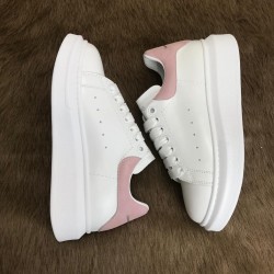 ALEXANDER MCQUEEN HAKİKİ DERİ BAYAN SNEAKER BEYAZ-PUDRA