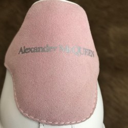 ALEXANDER MCQUEEN HAKİKİ DERİ BAYAN SNEAKER BEYAZ-PUDRA