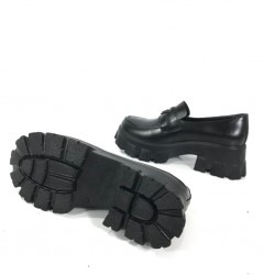 PRADA MONOLİTH LACE DERBY SHOES HAKİKİ DERİ BAYAN AYAKKABI