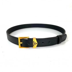 PRADA BELT HAKİKİ DERİ BAYAN KEMER SİYAH