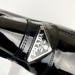 PRADA MONOLİTH LACE DERBY SHOES HAKİKİ DERİ BAYAN AYAKKABI