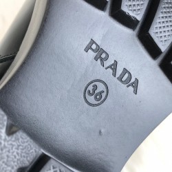 PRADA MONOLİTH PATENT LEATHER BOOTS 