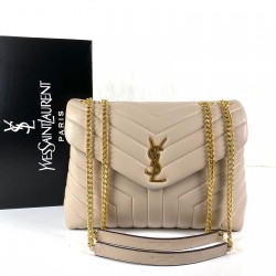 YVES SAİNT LAURENT LOULOU MEDİUM BEJ