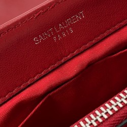 YVES SAİNT LAURENT LOULOU SMALL KIRMIZI GÜMÜŞ AKSESUAR
