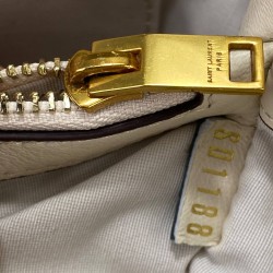 YVES SAİNT LAURENT LOULOU SMALL BEJ ALTIN AKSESUAR