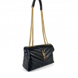 YVES SAİNT LAURENT LOULOU SMALL SİYAH ALTIN