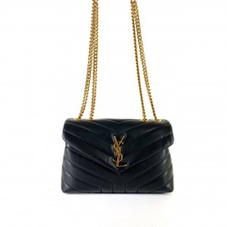 YVES SAİNT LAURENT LOULOU SMALL SİYAH ALTIN