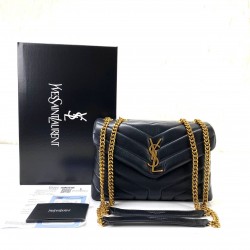 YVES SAİNT LAURENT LOULOU SMALL SİYAH ALTIN