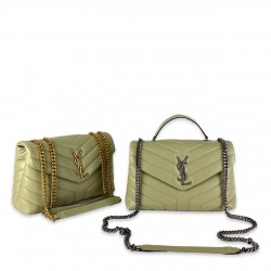 YVES SAİNT LAURENT LOULOU SMALL YEŞİL GÜMÜŞ AKSESUAR