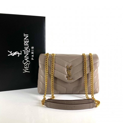 YVES SAİNT LAURENT LOULOU SMALL KUM BEJİ