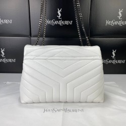 YVES SAİNT LAURENT LOULOU MEDİUM BEYAZ GÜMÜŞ