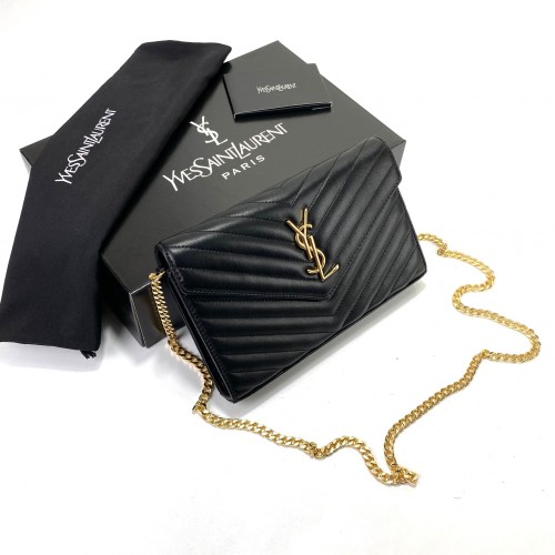 YVES SAİNT LAURENT QUİLTED SHOULDER BAG SİYAH