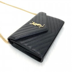 YVES SAİNT LAURENT QUİLTED SHOULDER BAG CAVİAR SİYAH ALTIN AKSESUAR