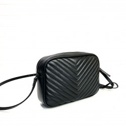 YVES SAİNT LAURENT LOU CAMERA BAG HAKİKİ DERİ BAYAN ÇANTA SİYAH/SİYAH AKSESUAR