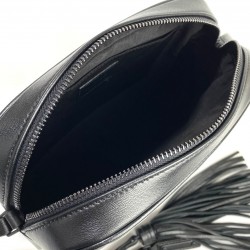 YVES SAİNT LAURENT LOU CAMERA BAG HAKİKİ DERİ BAYAN ÇANTA SİYAH/SİYAH AKSESUAR