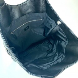 YVES SAİNT LAURENT (YSL) ICARE MAXİ SHOPPİNG BAG %100 HAKİKİ DERİ BAYAN ÇANTA SİYAH