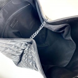 YVES SAİNT LAURENT (YSL) ICARE MAXİ SHOPPİNG BAG %100 HAKİKİ DERİ BAYAN ÇANTA SİYAH