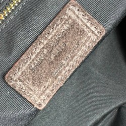 YVES SAİNT LAURENT (YSL) ICARE MAXİ SHOPPİNG BAG %100 HAKİKİ SÜRT DERİ BAYAN ÇANTA KAHVERENGİ