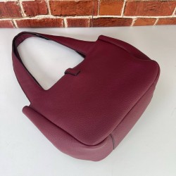 YVES SAİNT LAURENT LE 5 A 7 BEA BAG %100 HAKİKİ DERİ BAYAN ÇANTA BORDO