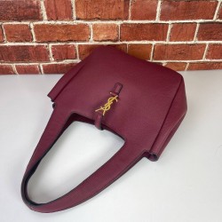 YVES SAİNT LAURENT LE 5 A 7 BEA BAG %100 HAKİKİ DERİ BAYAN ÇANTA BORDO