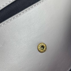 YVES SAİNT LAURENT (YSL) LOULOU NEW SMALL %100 HAKİKİ DERİ BAYAN ÇANTA GRİ