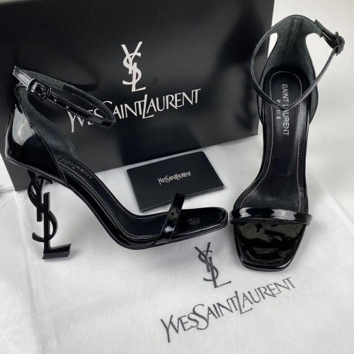 YVES SAİNT LAURENT OPYUM PUMPS HAKİKİ DERİ BAYAN SANDALET SİYAH/SİYAH