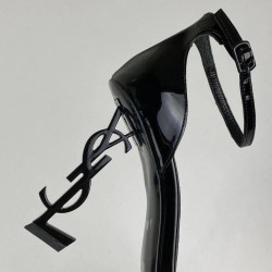 YVES SAİNT LAURENT OPYUM PUMPS HAKİKİ DERİ BAYAN SANDALET SİYAH/SİYAH