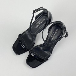 YVES SAİNT LAURENT OPYUM PUMPS HAKİKİ DERİ BAYAN SANDALET SİYAH/SİYAH
