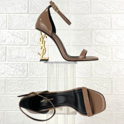 YVES SAİNT LAURENT OPYUM PUMPS HAKİKİ DERİ BAYAN SANDALET PUDRA/ALTIN RENK