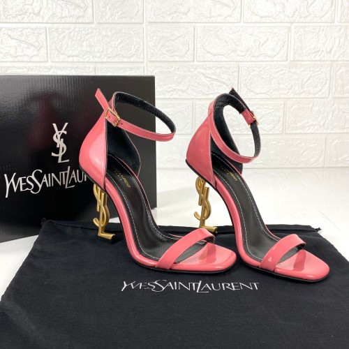 YVES SAİNT LAURENT OPYUM PUMPS HAKİKİ DERİ BAYAN SANDALET PEMBE/ALTIN RENK