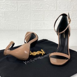 YVES SAİNT LAURENT OPYUM PUMPS HAKİKİ DERİ BAYAN SANDALET PUDRA/ALTIN RENK
