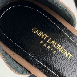 YVES SAİNT LAURENT OPYUM PUMPS HAKİKİ DERİ BAYAN SANDALET PUDRA/ALTIN RENK