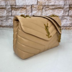 YVES SAİNT LAURENT LOULOU SMALL BİSKÜVİ RENK GOLD AKSESUAR
